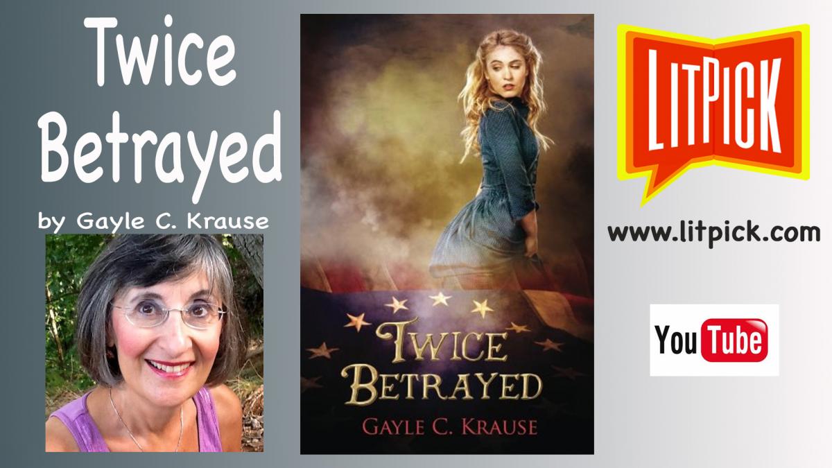 YouTube book review video of Twice Betrayed by Gayle C. Krause for LitPick student book reviews.